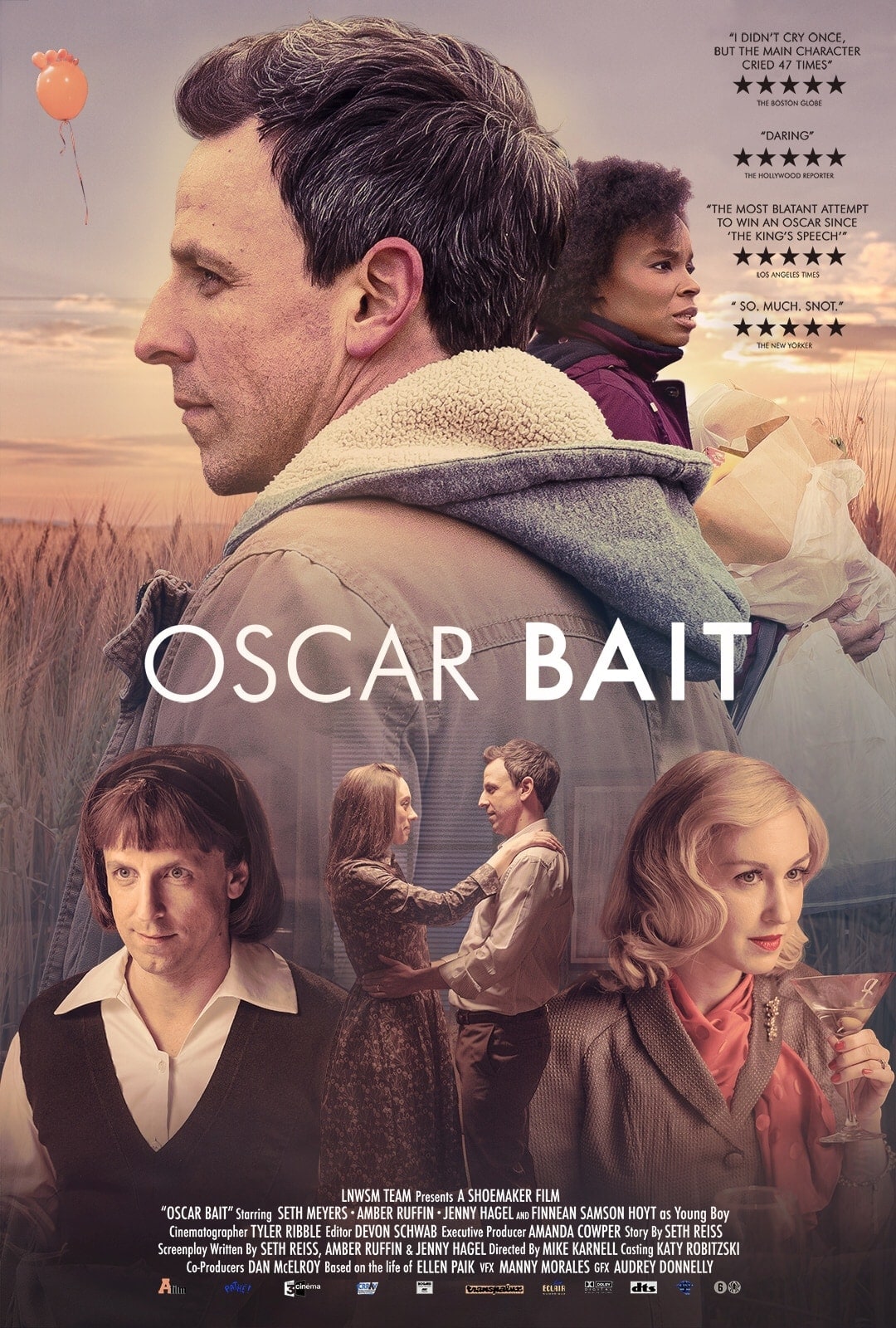 Parody movie poster of 'Oscar Bait'